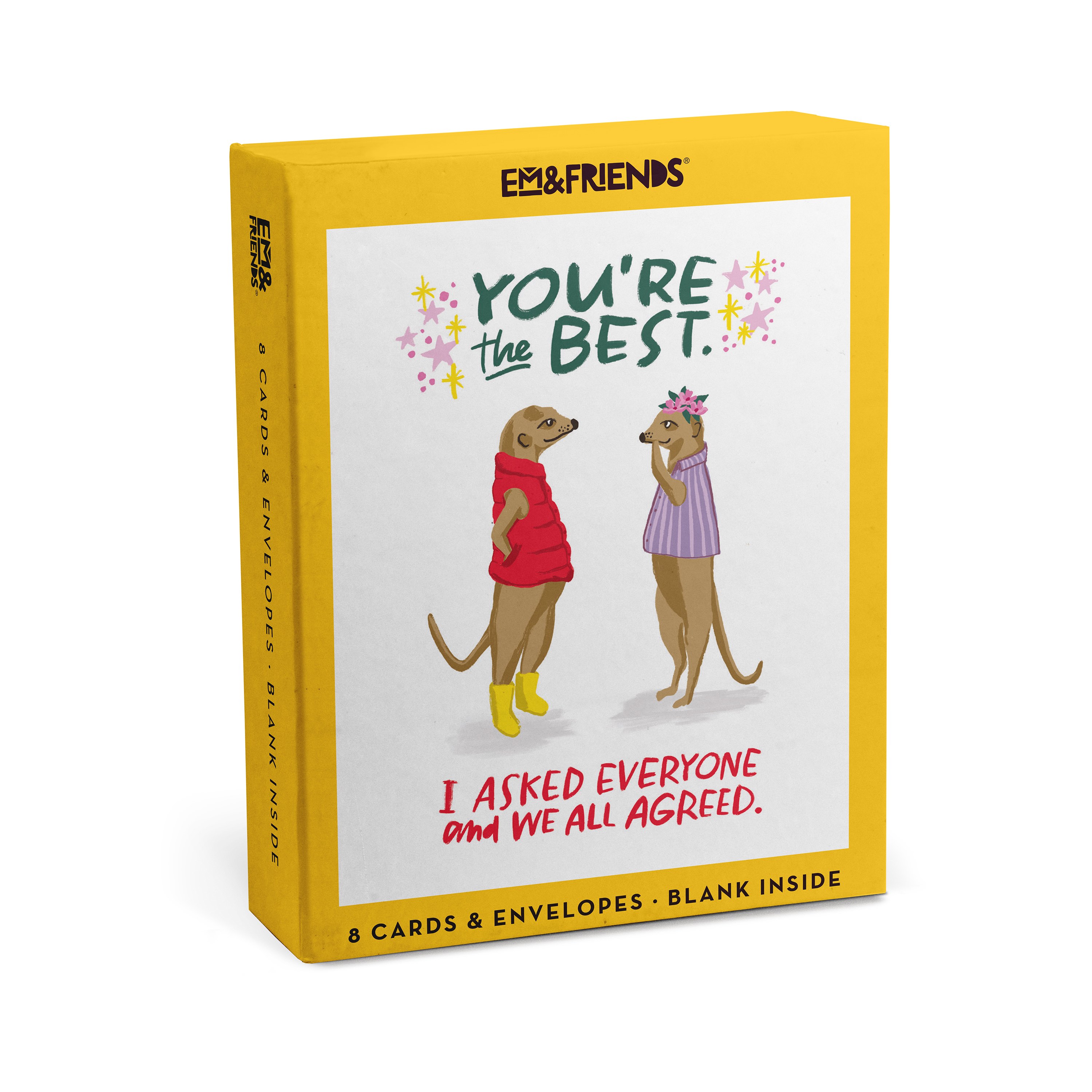 Em & Friends Boxed Cards Singles: You're the Best